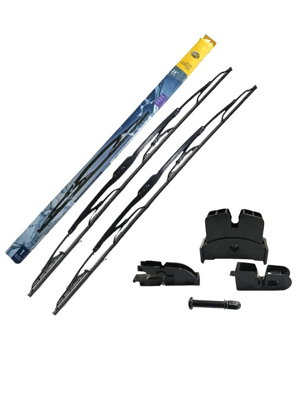 JGO. CEPILLO LIMPIAPARABRISAS 26 PULGADAS 66cm. IVECO TECTOR / STRALIS / TRAKKER" HELLA