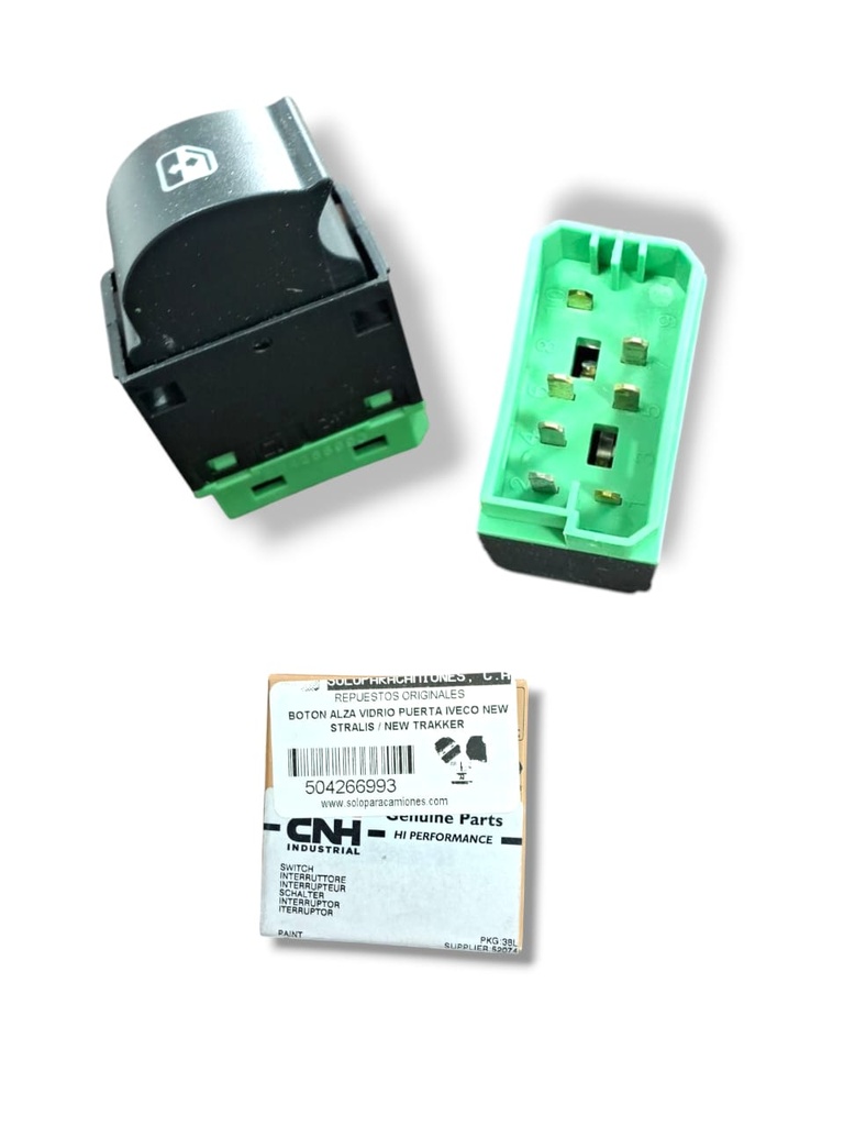 BOTON ALZA VIDRIO PUERTA IVECO NEW STRALIS / NEW TRAKKER