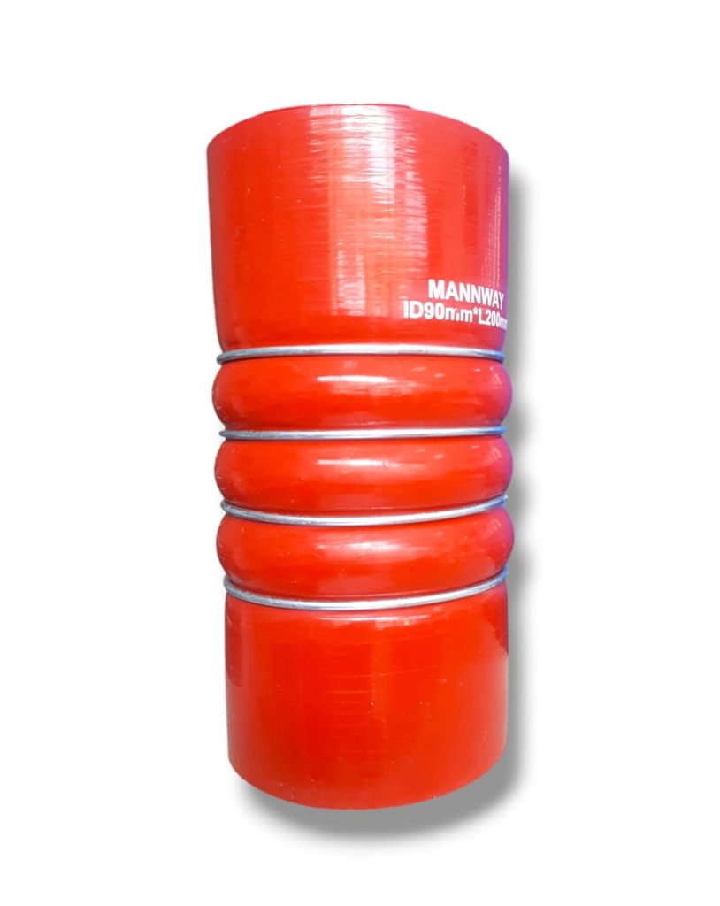 MANGUERA CORTA ROJA INTERCOOLER IVECO STRALIS / TRAKKER