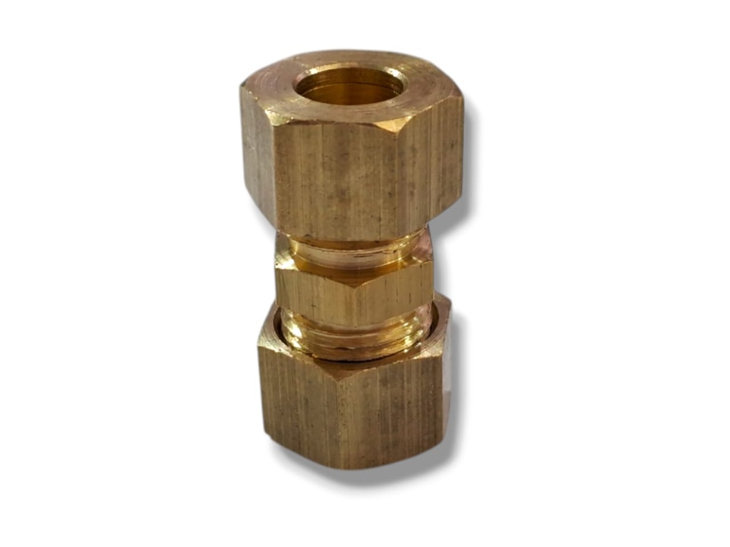UNION COMPRESION DE BRONCE 10mm.