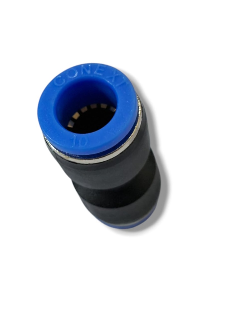 CONEXION RAPIDA NEUMATICA PLASTICA 10mm TIPO RECTA