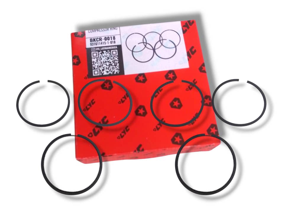 JGO. ANILLO 0.10 COMPRESOR NEUMATICO 82mm. IVECO EURO TRAKKER / EURO TECH