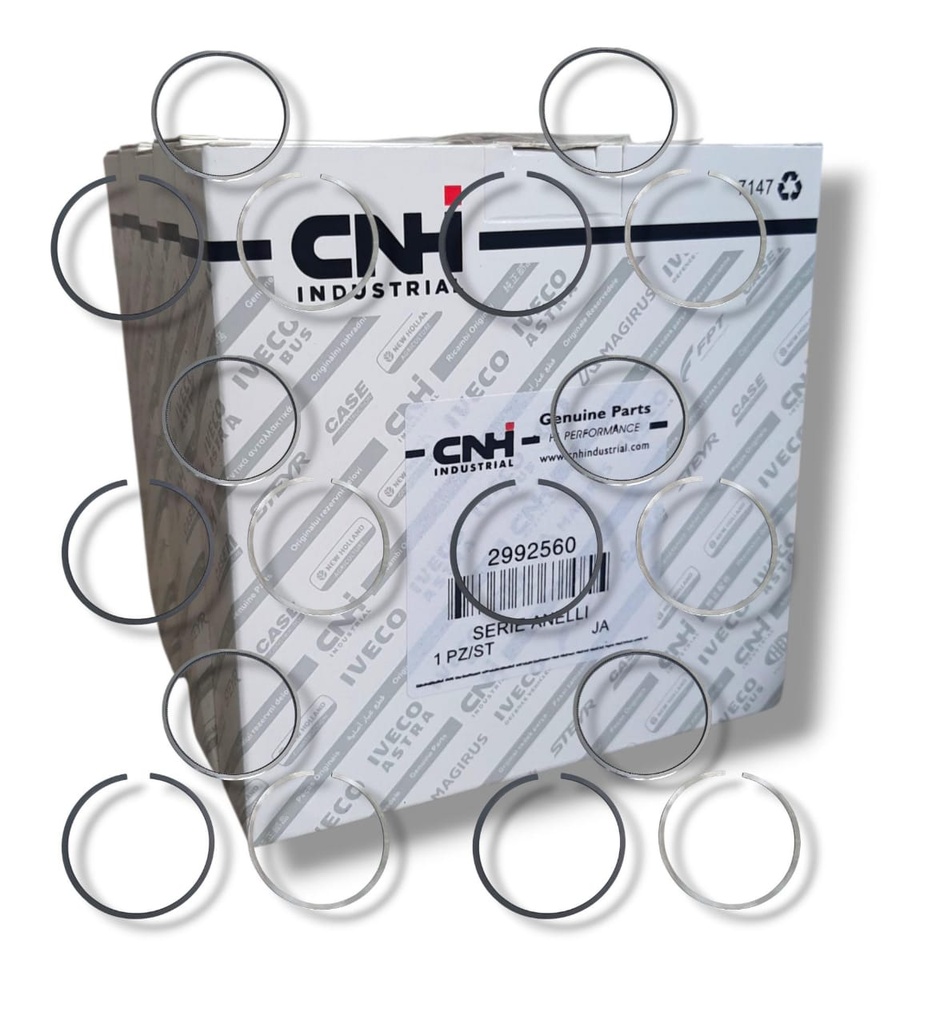 JGO. DE ANILLOS 102mm. STD MOTOR IVECO TECTOR / VERTIS / FORD CARGO 815