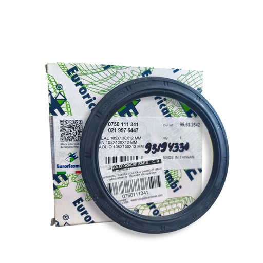 [0750111341] ESTOPERA TRASERA COLA CAJA CAMBIO ZF 16S221 IVECO STRALIS / TRAKKER 130x12x9.5mm