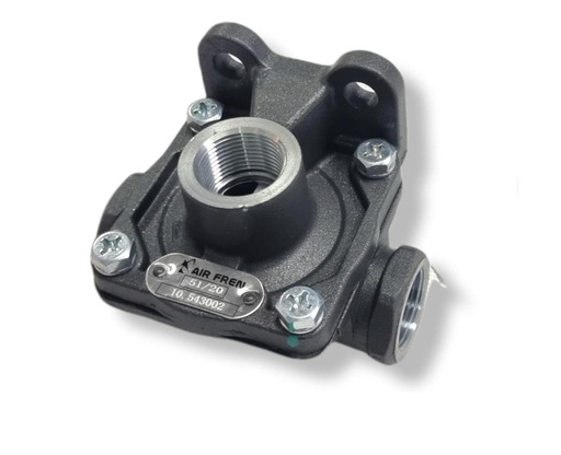 [10.543002] VALVULA DE ESCAPE RAPIDO 2 VIAS M-22x1.5mm. IVECO TECTOR / TRAKKER / EURO TRAKKER