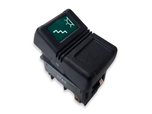 [4769-1] BOTON LUCES ESCALERAS DOS PINES CON LUZ BUS INTERCAR