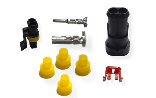 [X002UP5E3R] JGO. DE CONECTOR DE DOS PINES DE 5AMP