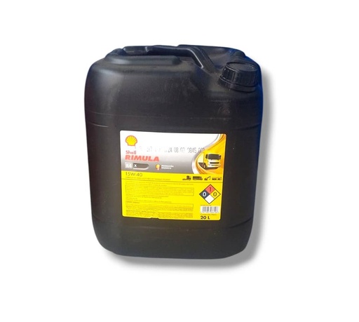 [44243855] ACEITE MULTIGRADO RIMULA R4 X - 15W40 CI-4 SHELL PAILA 20Lts.